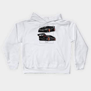 lamborghini tshirt Kids Hoodie